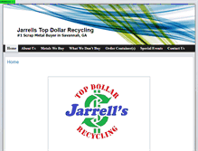 Tablet Screenshot of jarrellstopdollarrecycling.net